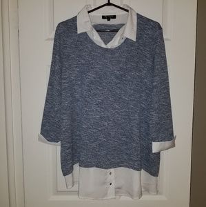 Layered Look Sweater